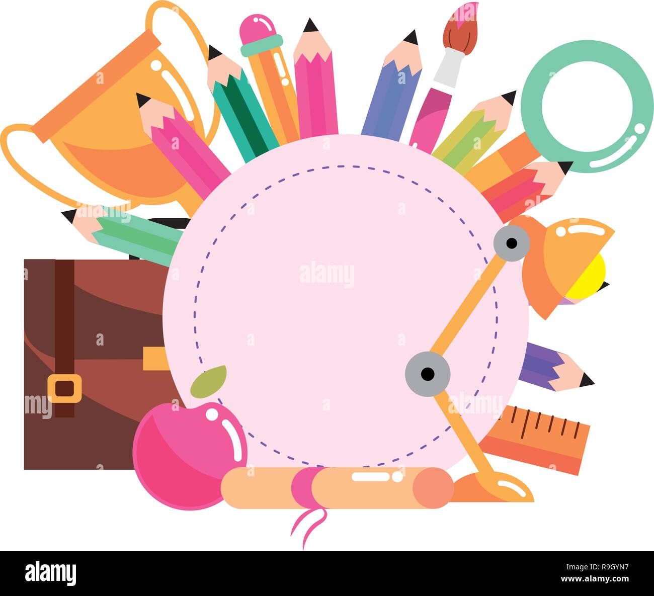 Study Element Cartoon school study element cartoon Stock Vector Image & Art - Alamy