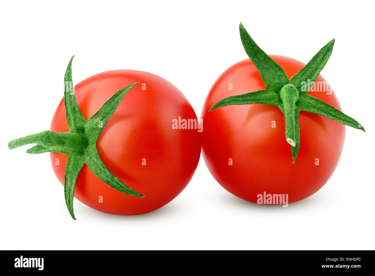 tomato cherry isolated on white background, clipping path, full depth of field Stock Photo