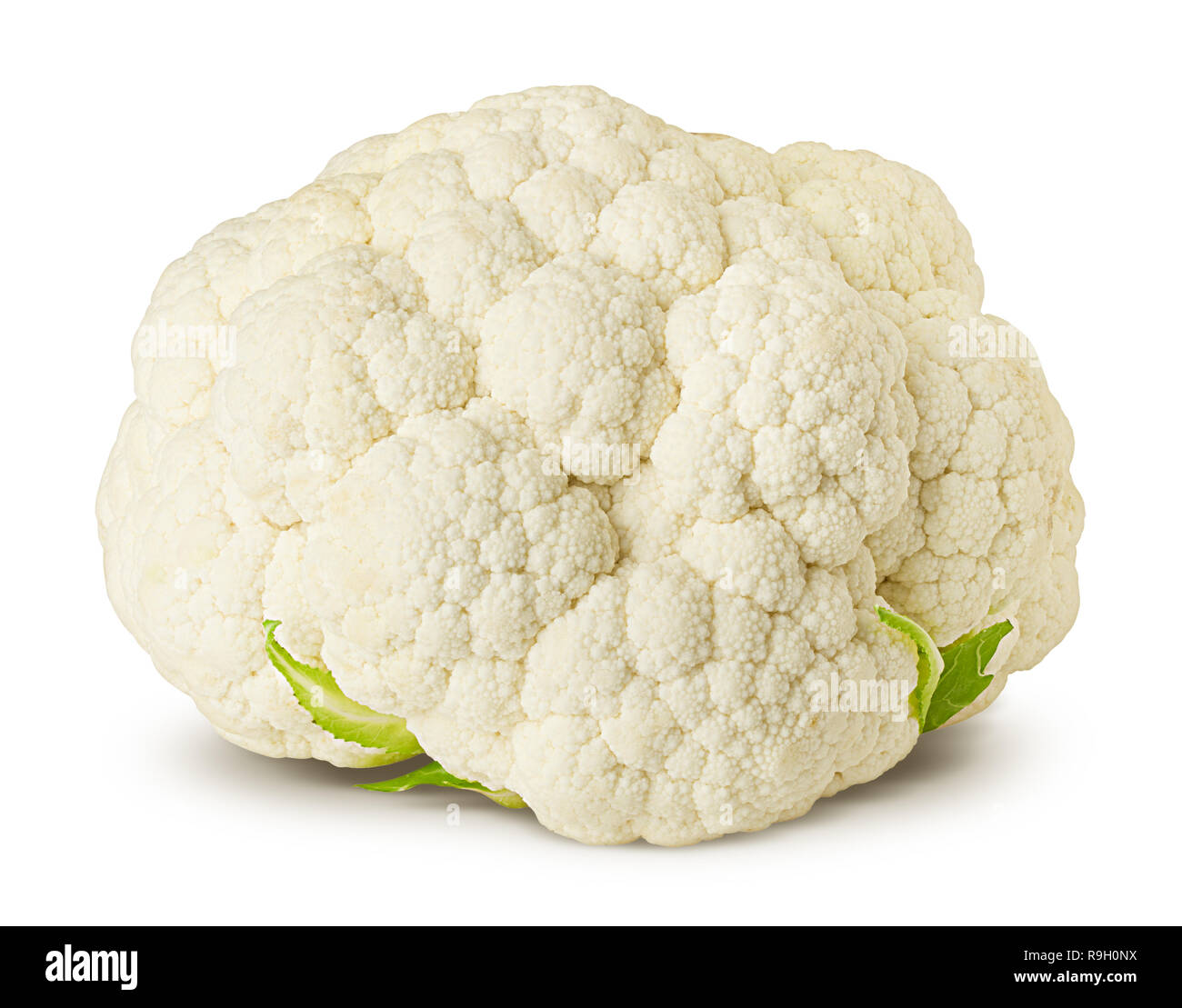 cauliflower isolated on white background, clipping path, full depth of field Stock Photo