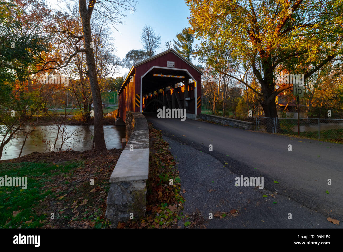 Covered Bridges of Lancaster Stock Photo Alamy