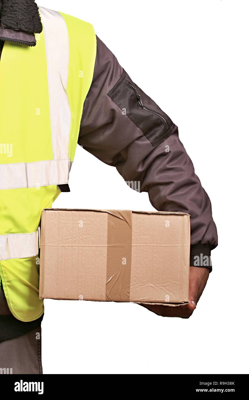 Man hi vis jacket clipboard hi-res stock photography and images - Alamy