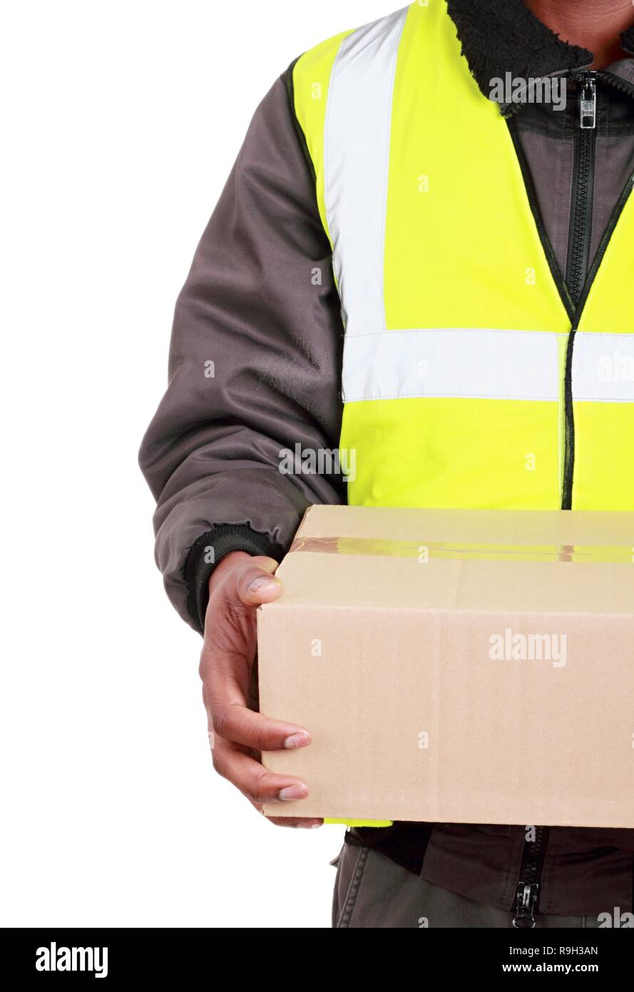 Man hi vis jacket clipboard hi-res stock photography and images - Alamy