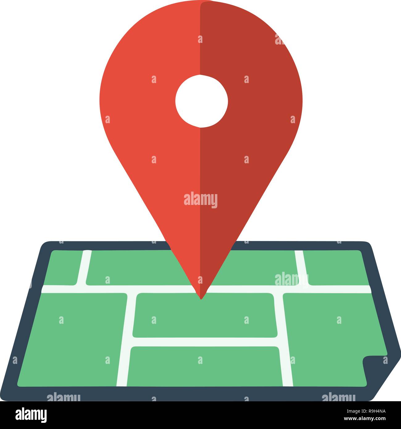 Map Icon Application Color icon use vector good for your app Stock ...