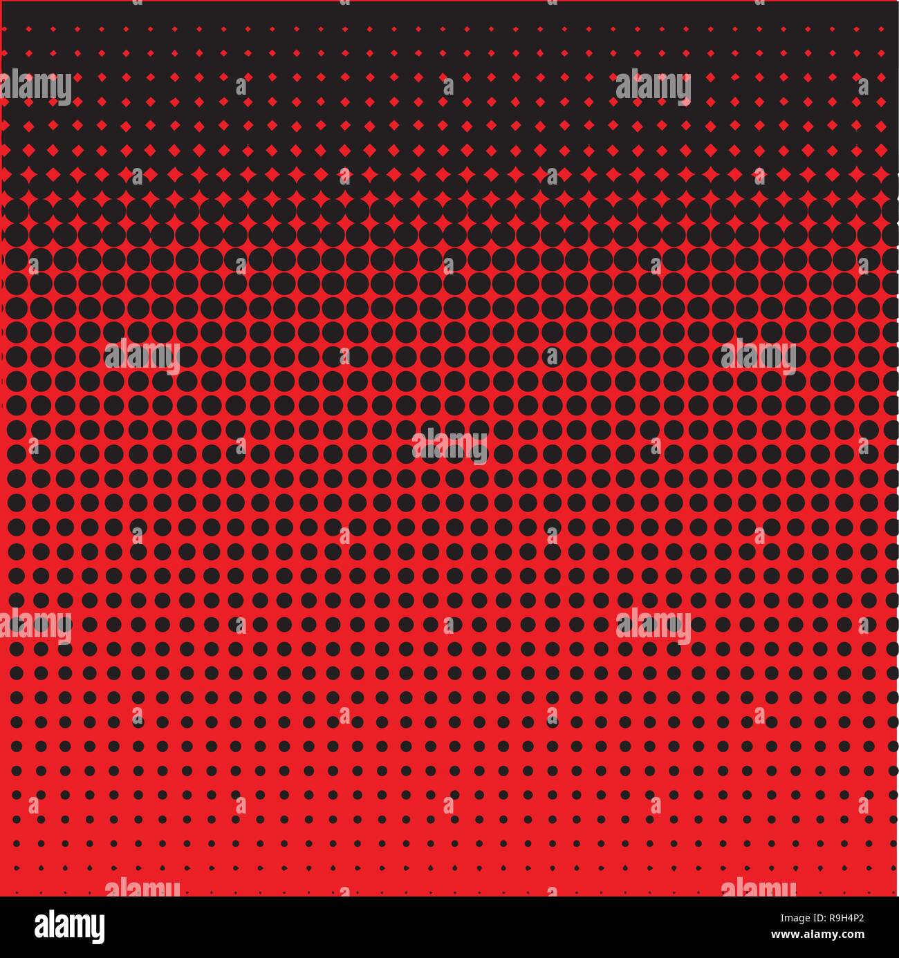 Halftone red and black dot Background, good for decoration Stock Vector ...