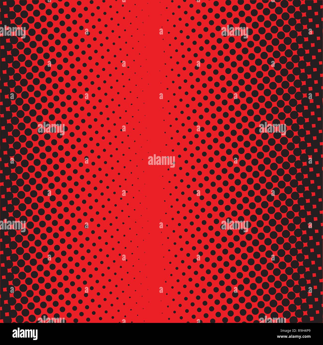 Halftone red and black dot Background, good for decoration Stock Vector ...