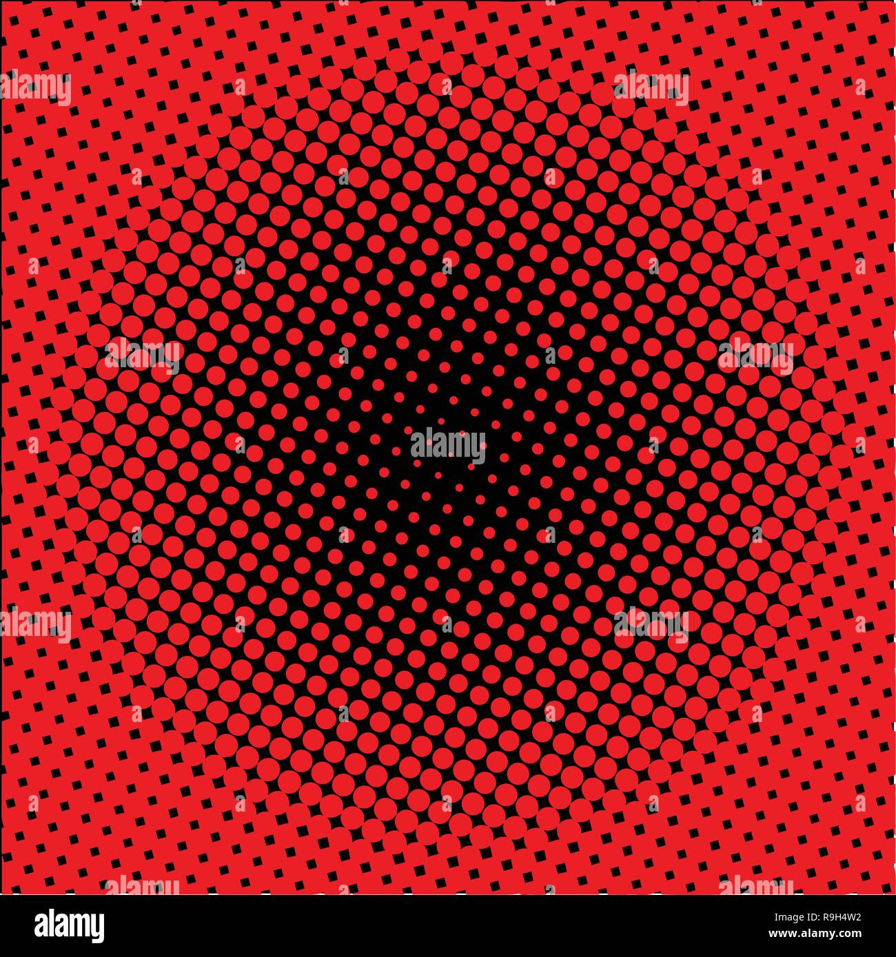 Halftone red and black dot Background, good for decoration Stock Vector ...