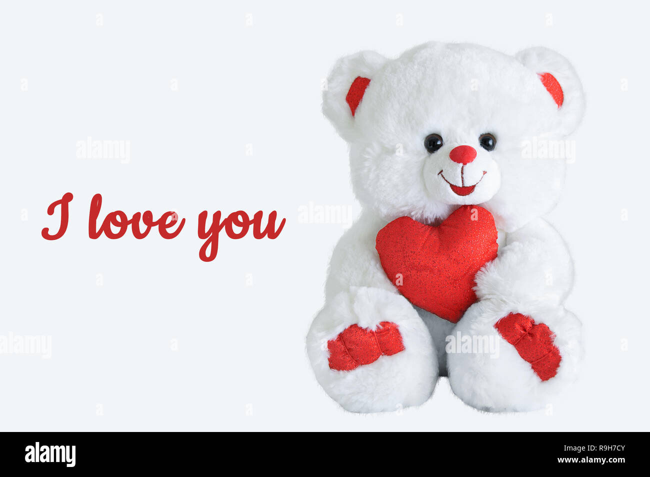 valentine's day polar bear stuffed animal
