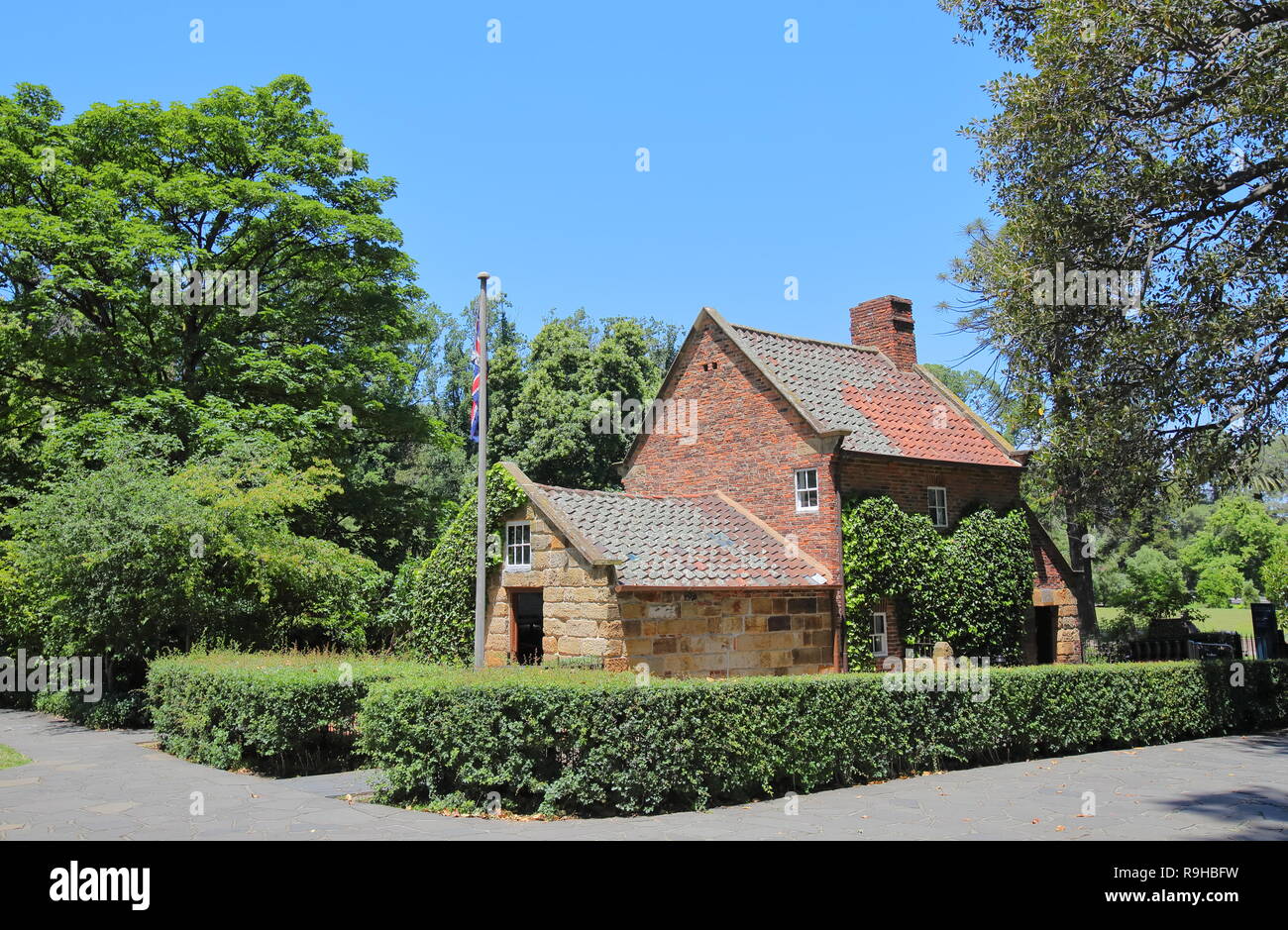 Cooks cottage Melbourne Australia Stock Photo Alamy