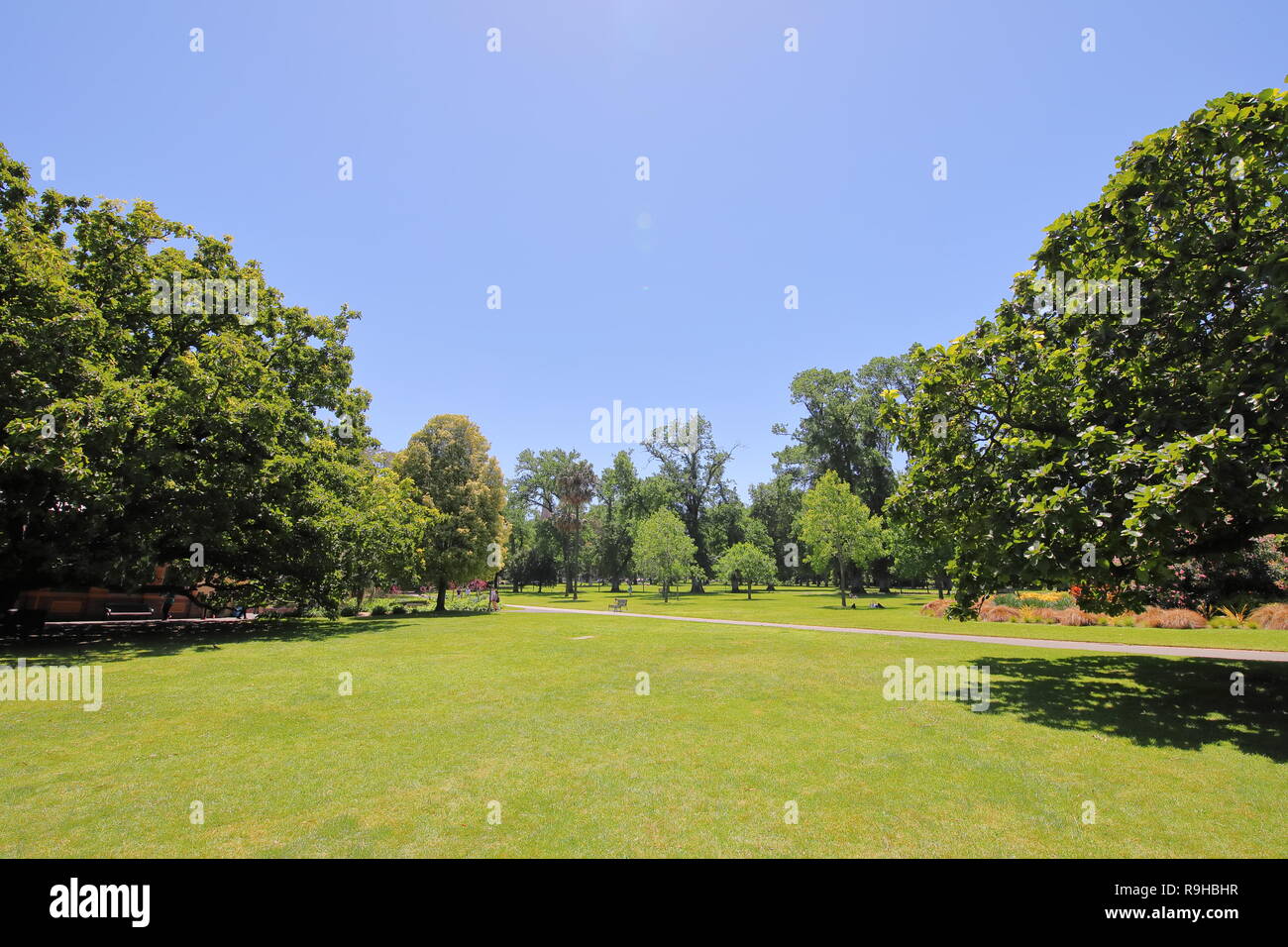 Fitzroy park garden Melbourne Australia Stock Photo Alamy
