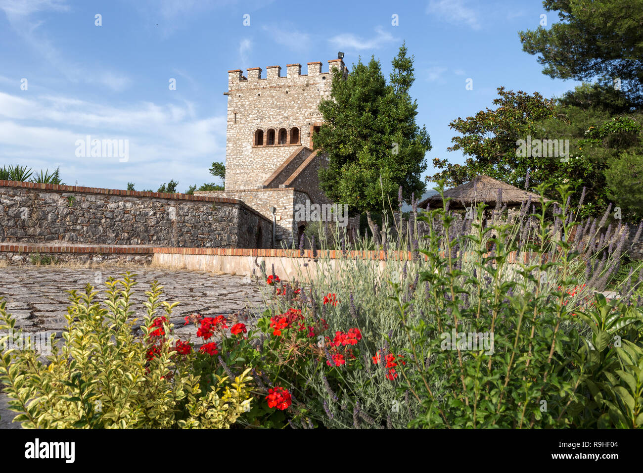 1930 reconstruction of 14-16th century, Venetian castle Butrint ...