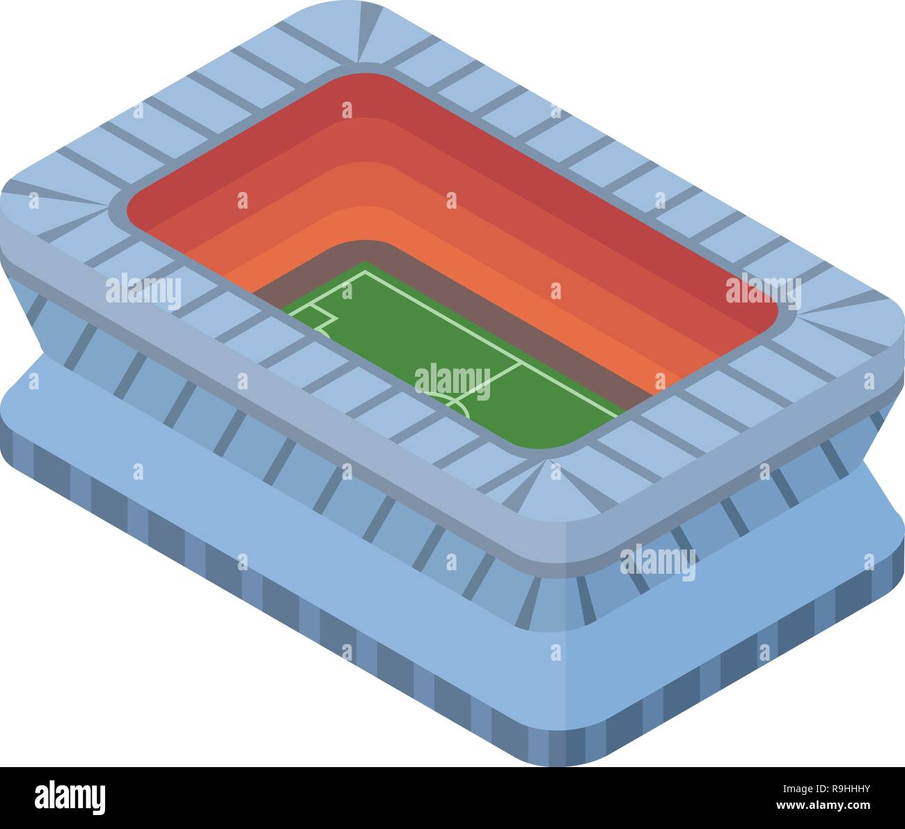 Open soccer stadium icon, isometric style Stock Vector Image & Art - Alamy