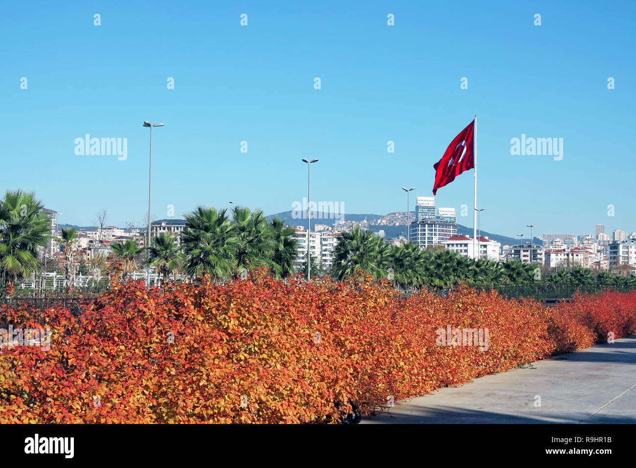 Maltepe Orhangazi City Park.Istanbul,Turkey Stock Photo