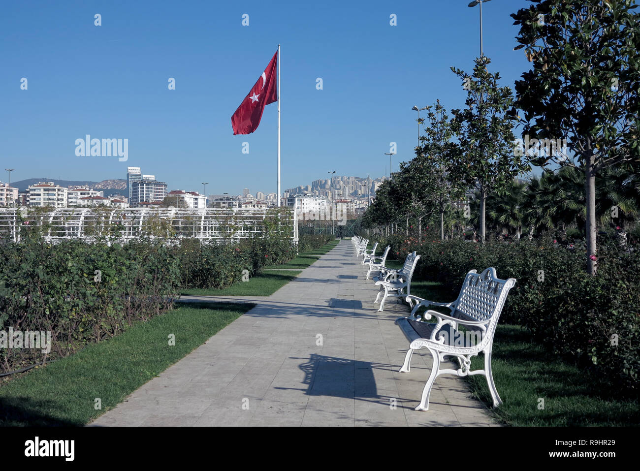 Maltepe Orhangazi City Park.Istanbul,Turkey Stock Photo