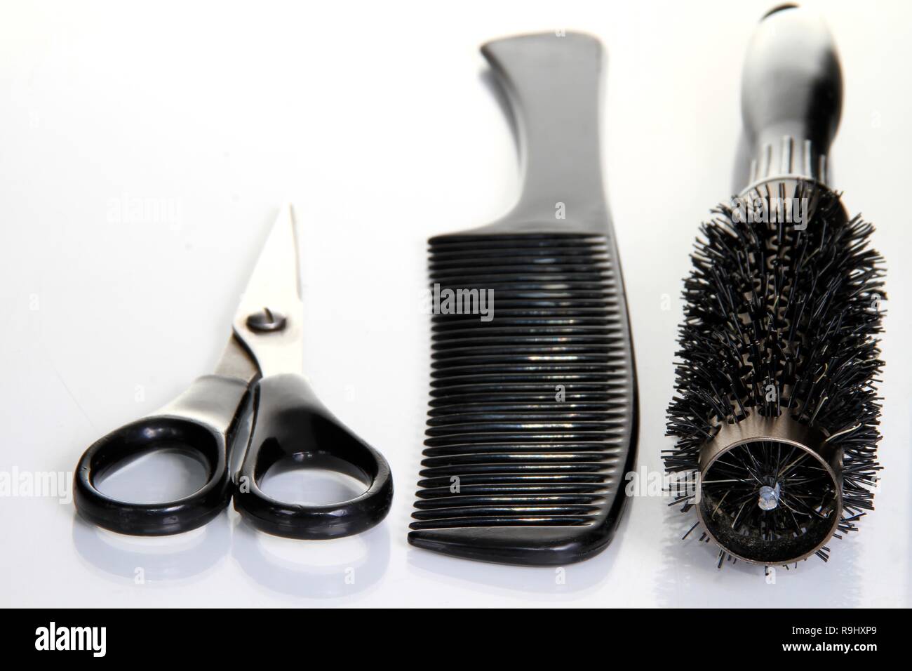 salon tools and equipment tools styling stock photo Stock Photo Alamy