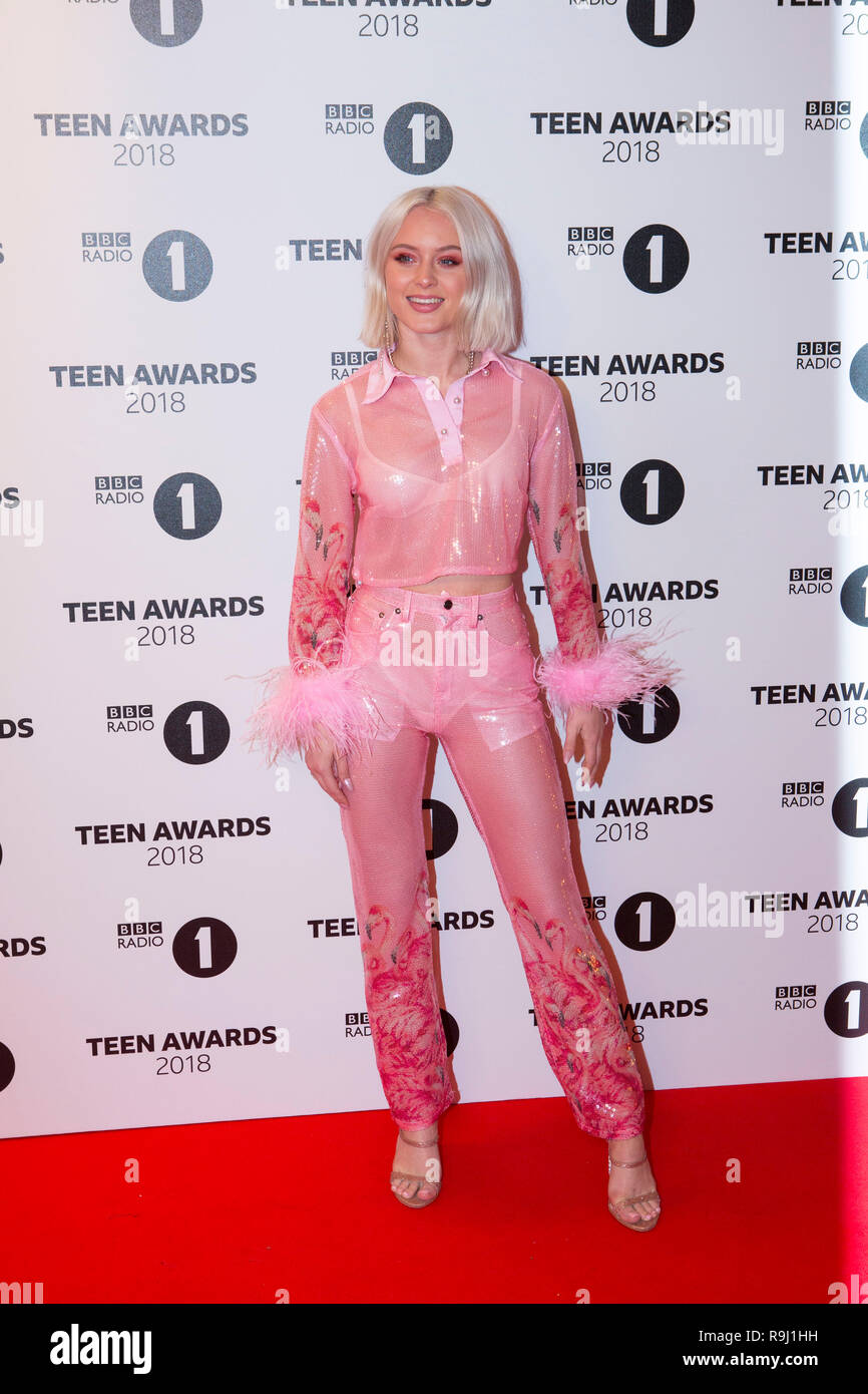 Zara Larsson at the BBC Radio 1's Teen Awards, SSE Arena Wembley