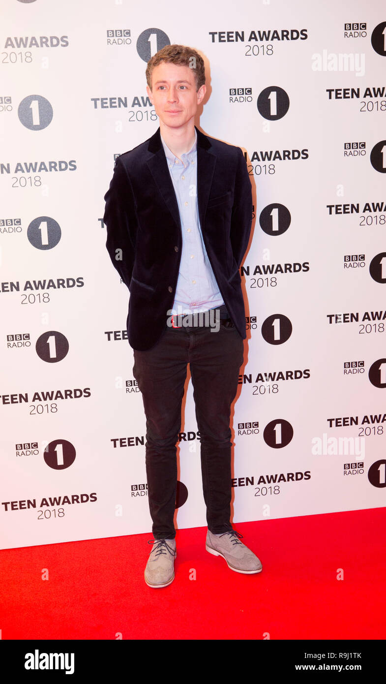 Matt Edmondson at the BBC Radio 1's Teen Awards, SSE Arena Wembley