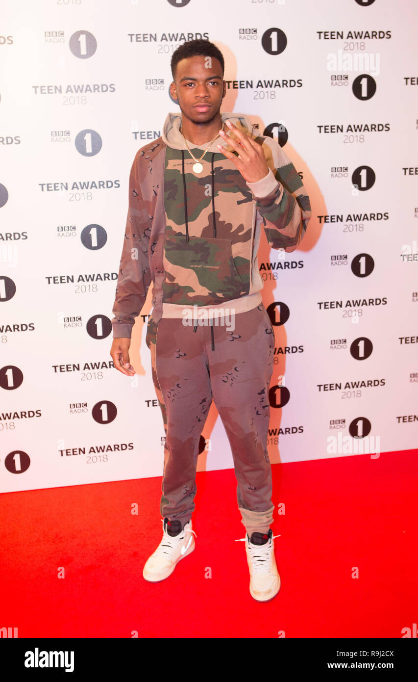Not3es Rapper Not3s at the BBC Radio 1's Teen Awards, SSE Arena Wembley, London 21 ...
