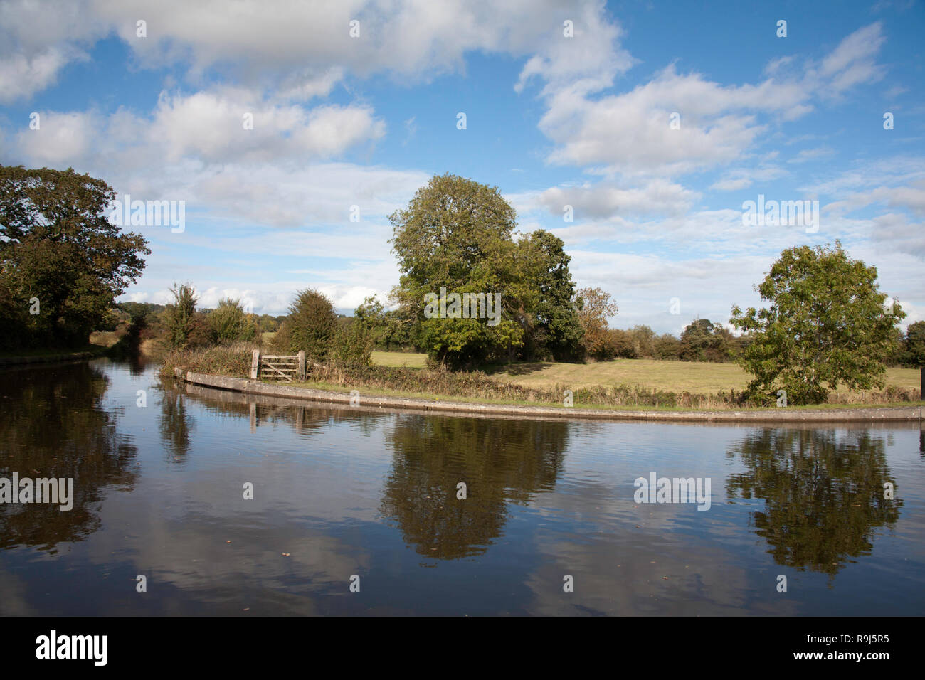 Canal basin on the Montgomery Canal near Lower Frankton Ellesmere