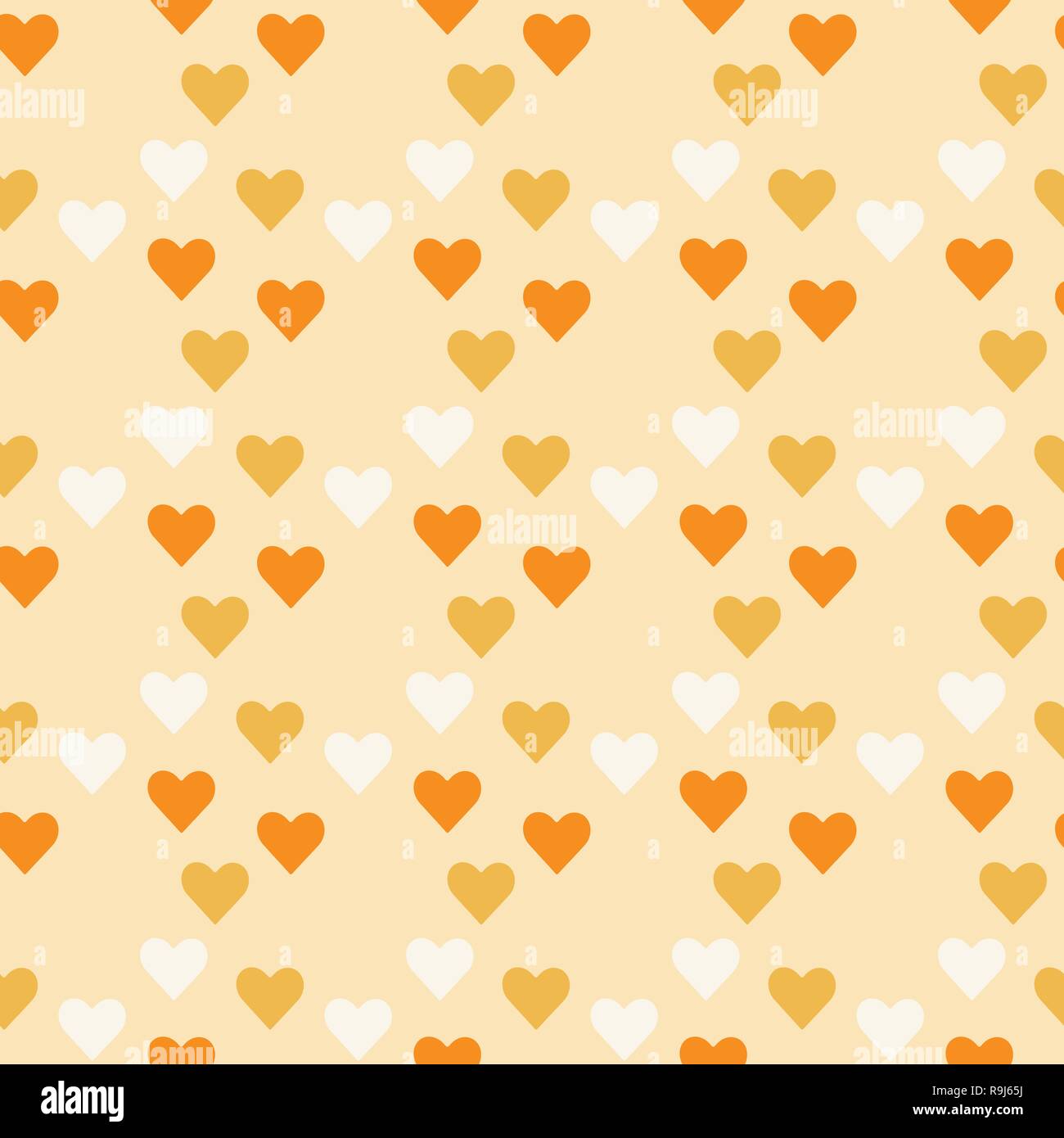 Retro seamless pattern with colorful hearts Stock Vector Image & Art ...