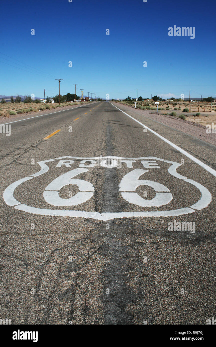 Route 66 Stock Photo