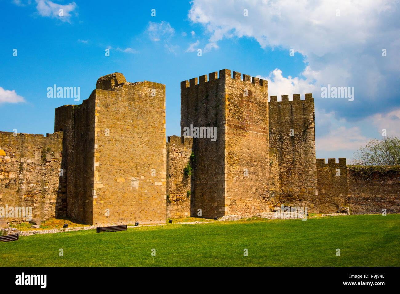 Smederevo Fortress, Serbia Stock Photo