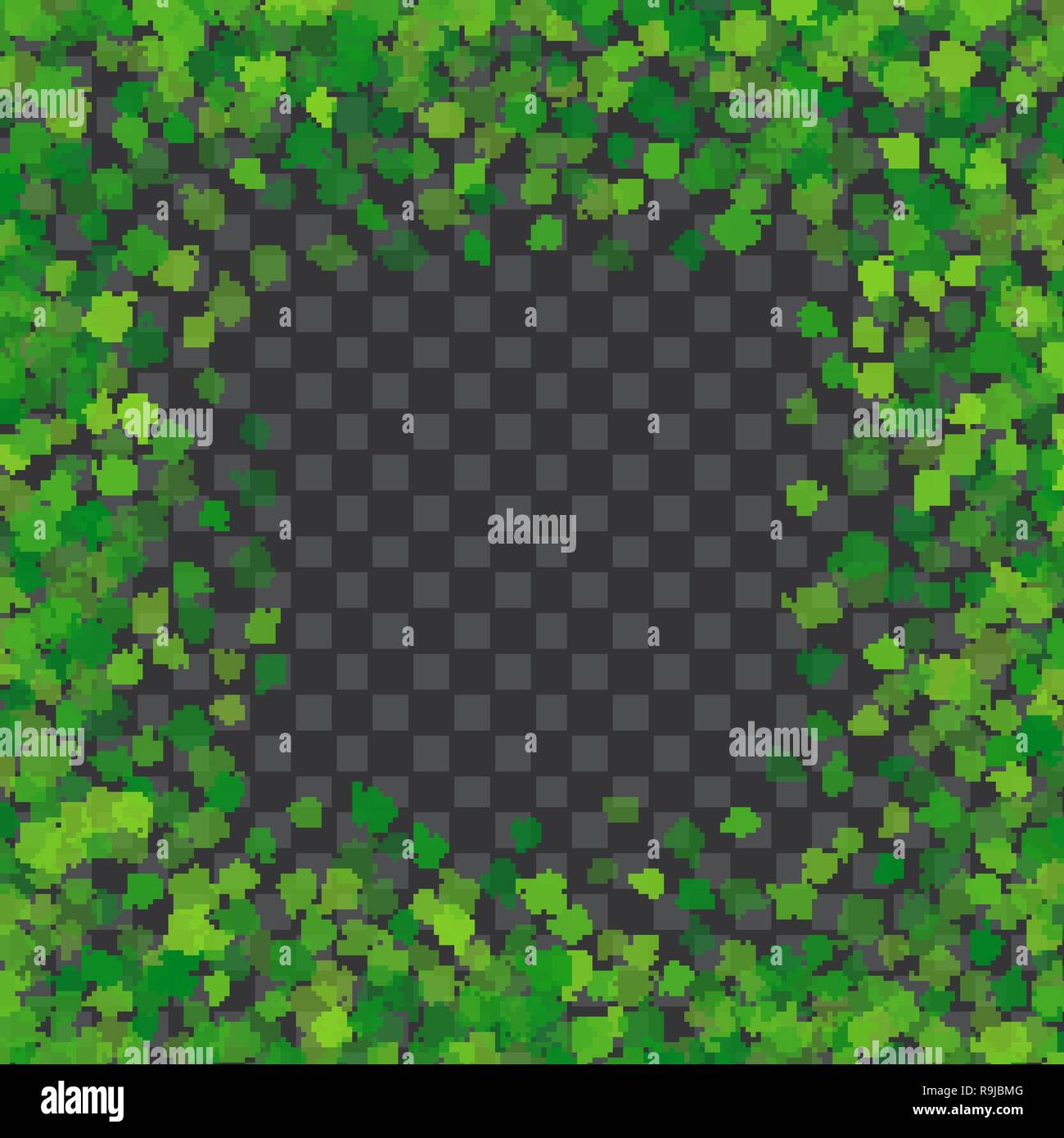 Clover Frameborder Green four leaf clover border Stock Vector Images - Alamy