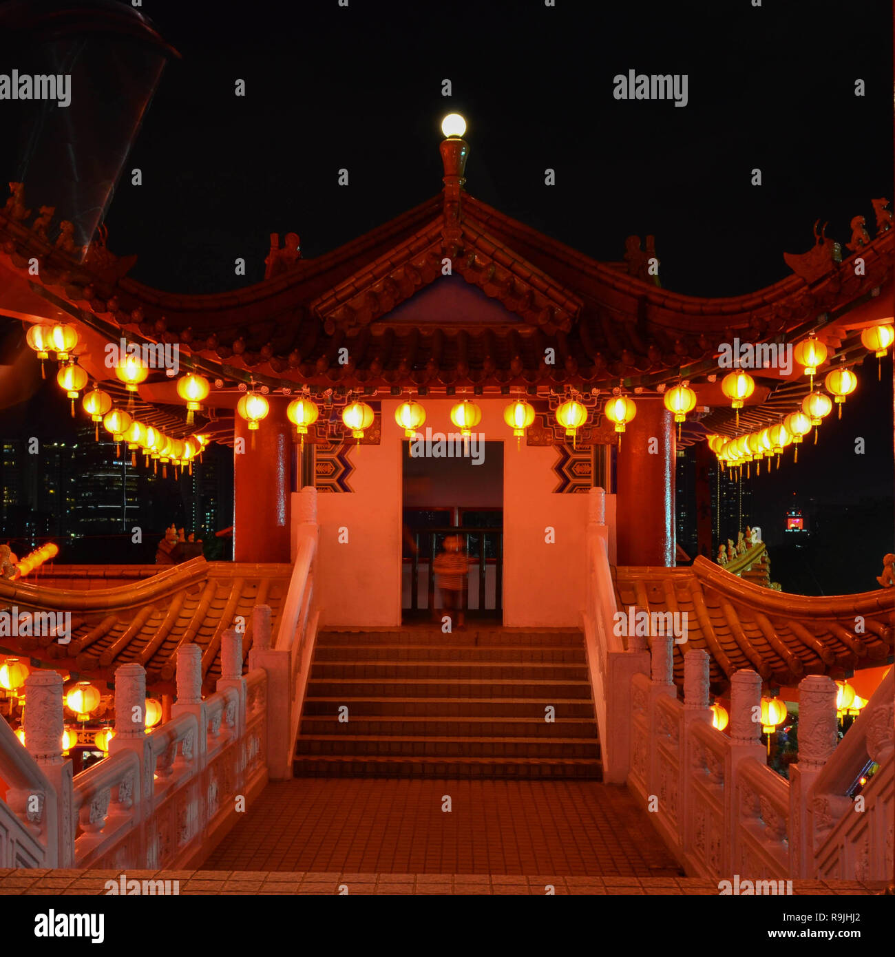 Thean Hou Temple During Chinese New Year Stock Photo