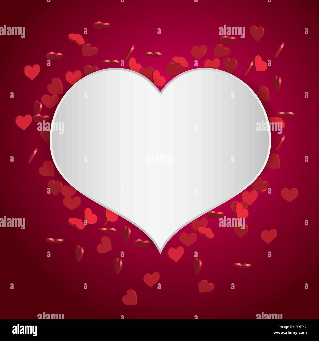Love rain decorative vector card hi-res stock photography and images - Alamy