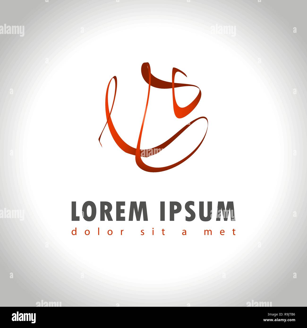 Abstract web Icon and logo sample, vector illusration Stock Vector