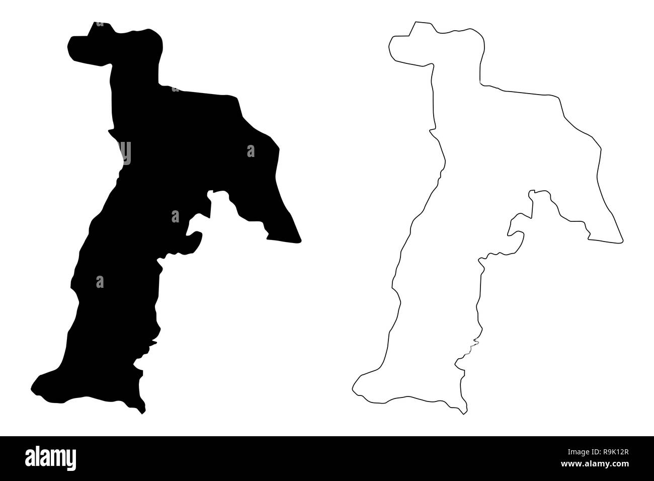 Map Of Abia State Abia Black And White Stock Photos & Images - Alamy