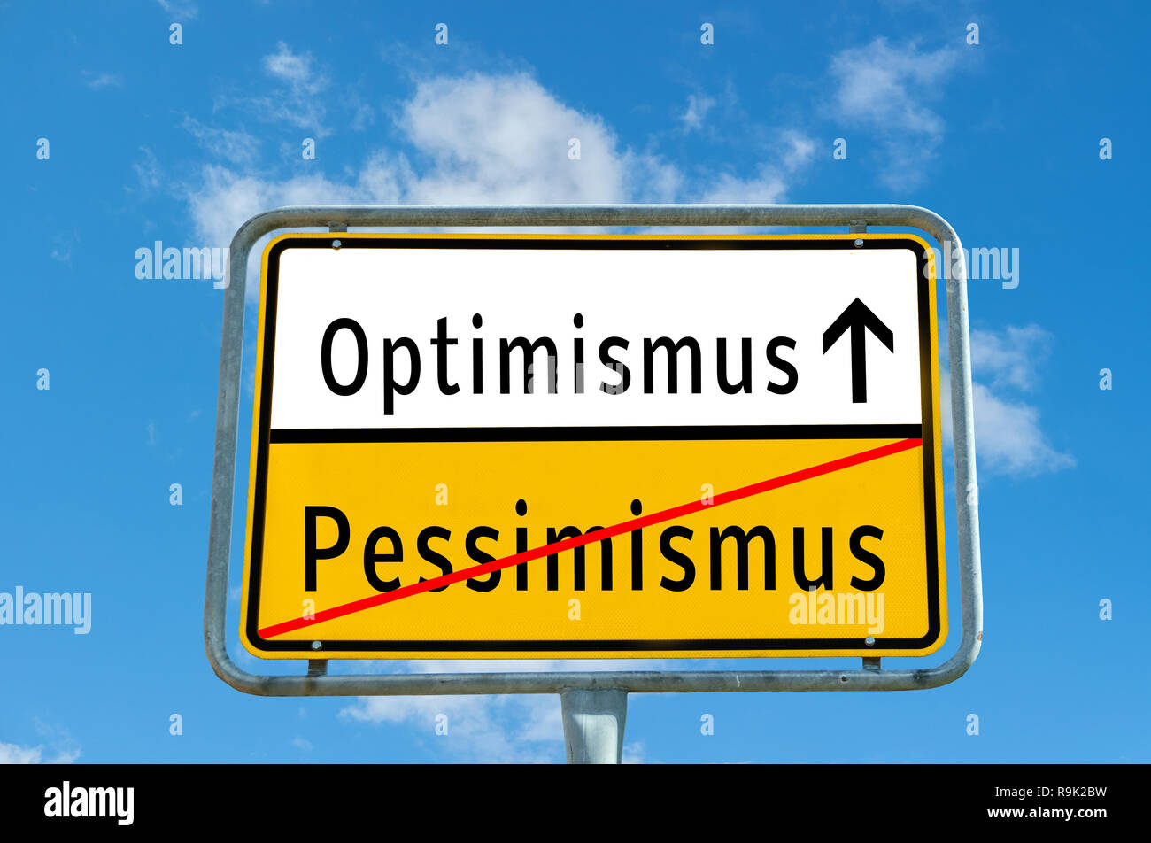 Pessimistic Sign Pessimism hi-res stock photography and images - Alamy