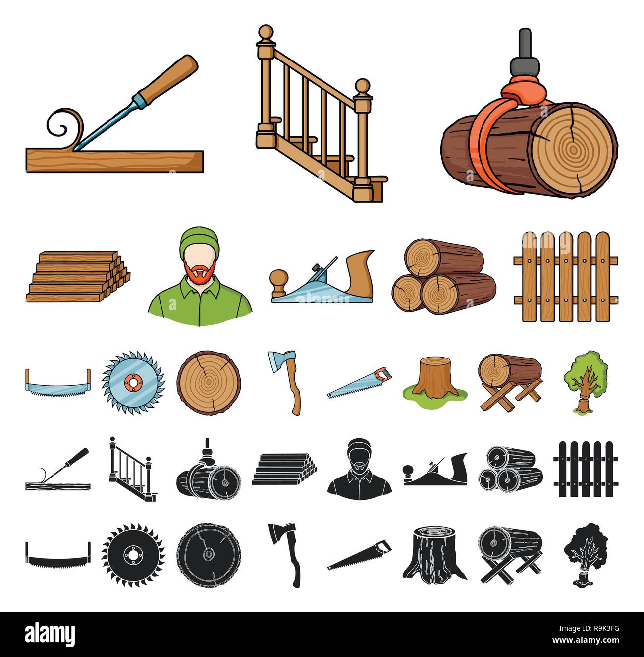 art,axe,cartoon,black,chisel,collection,crane,cross,design,disc,equipment,falling,fence,goats,hand,hydraulic,icon,illustration,isolated,jack,logo,logs,lumber,lumbers,lumbrejack,plane,processing,product,production,saw,sawing,sawmill,section,set,sign,stack,stairs,stump,symbol,timber,tools,tree,two-man,vector,web Vector Vectors , Stock Vector