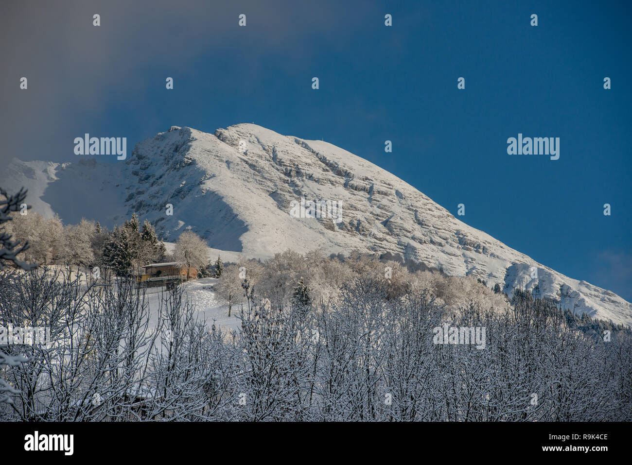 Mountains Of The Brembana Valley After A Snowfall Stock Photo - Alamy