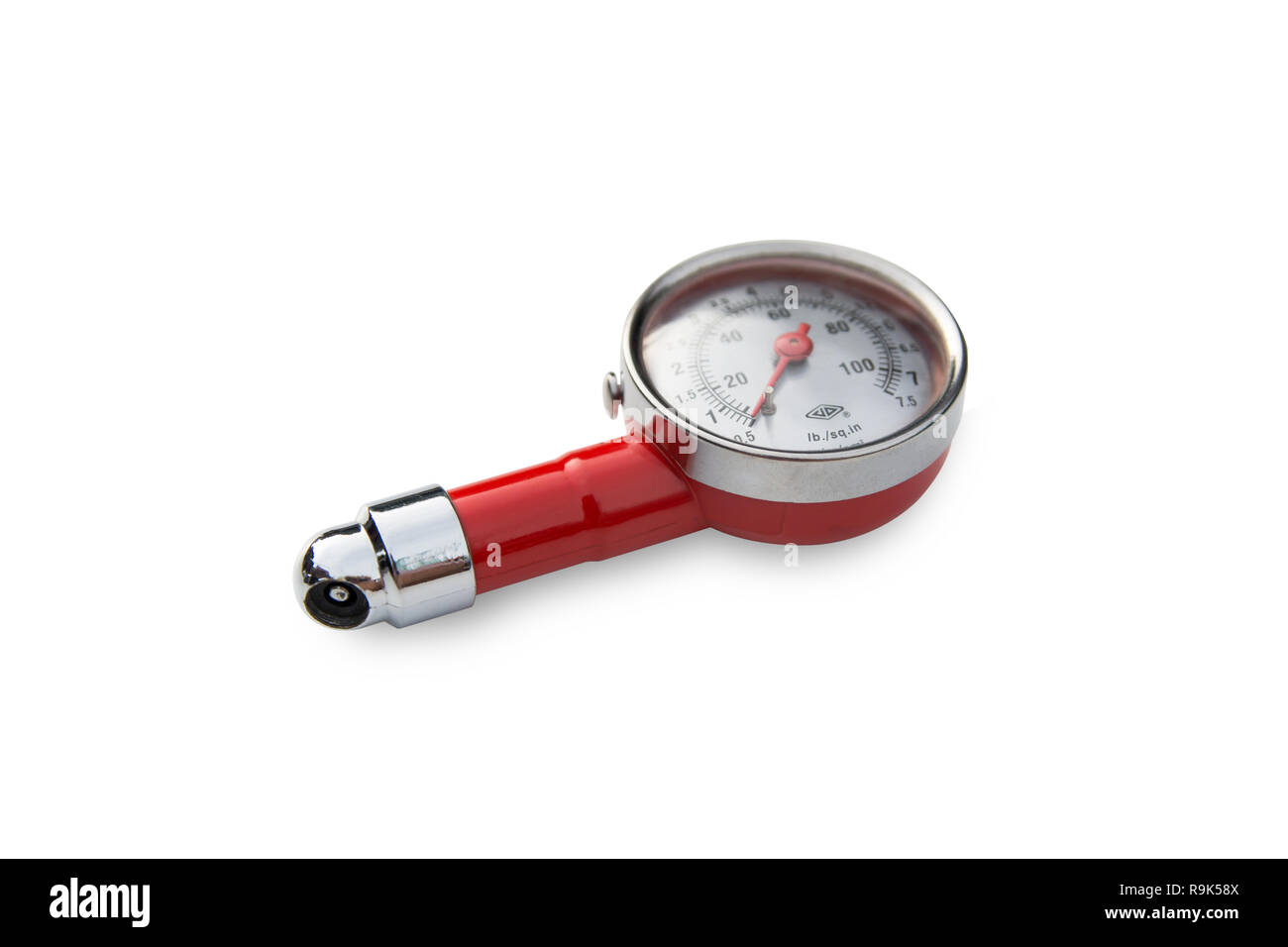 Tire Pressure Gauge, Tire Gauges, Meter gauge air tires isolated on