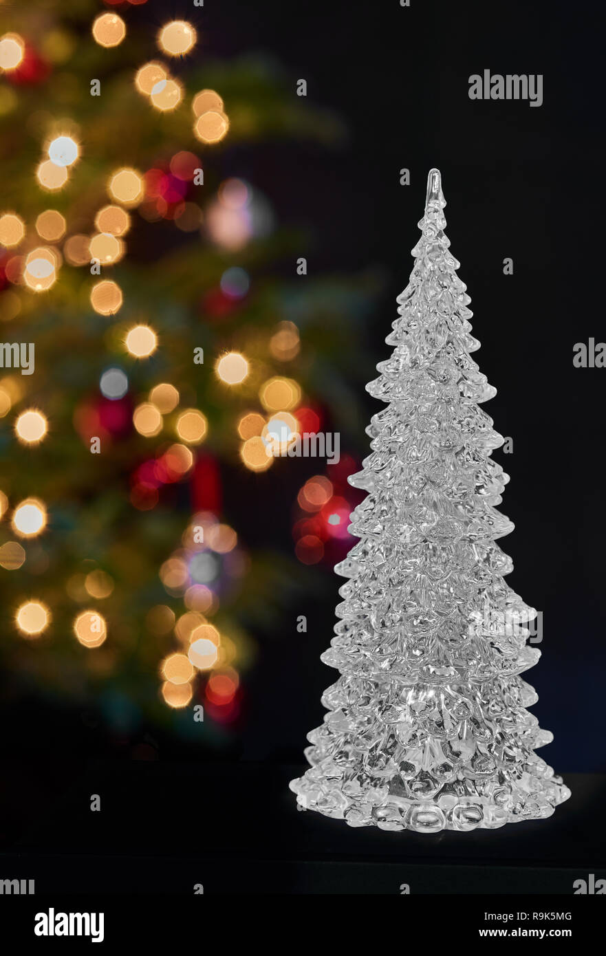 A Crystal Christmas tree Stock Photo - Alamy