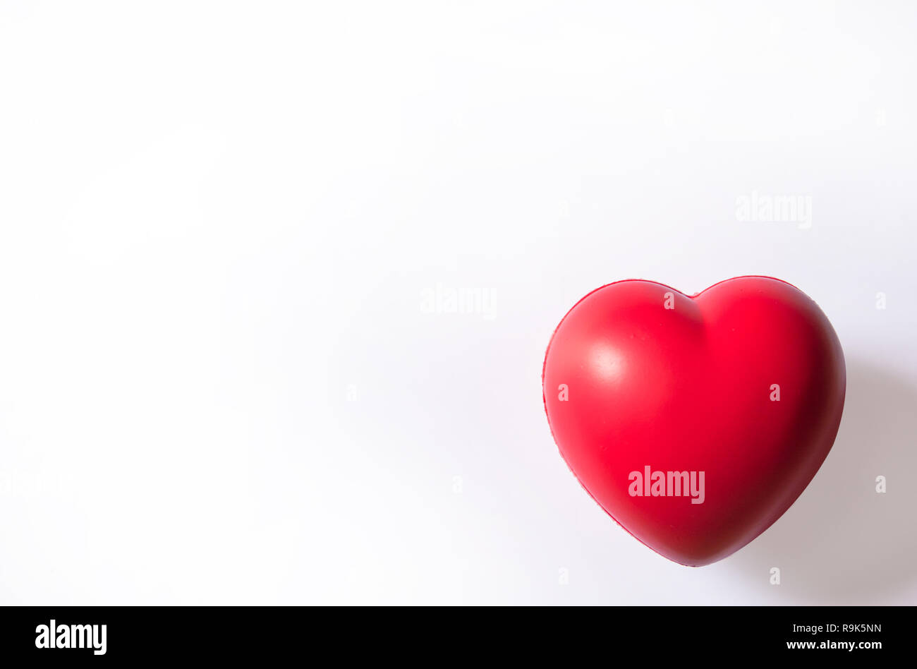 red heart stress balls