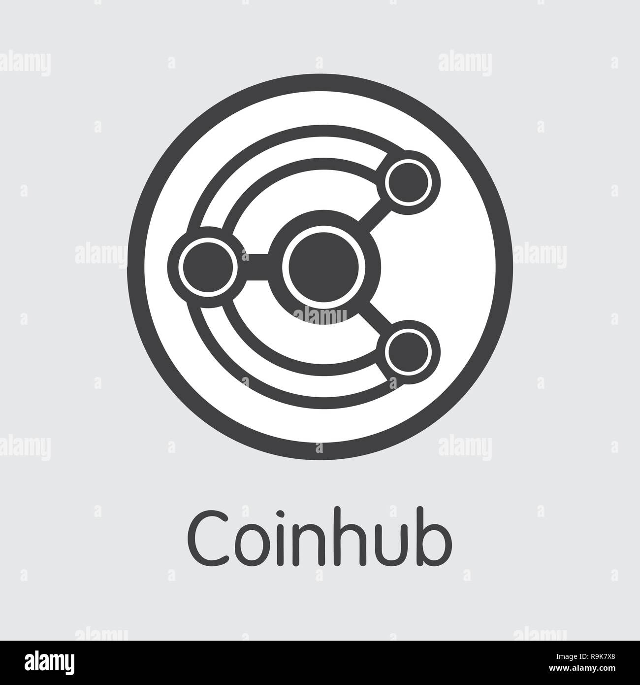 Exchange - Coinhub Copy. The Crypto Coins or Cryptocurrency Logo Stock  Vector Image & Art - Alamy