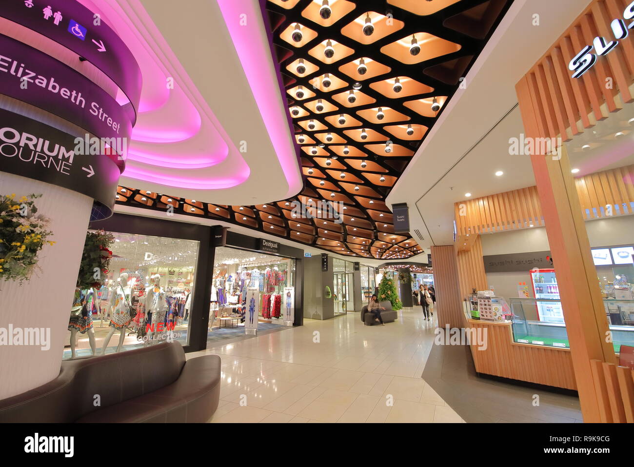 People visit The Strand shopping mall in Melbourne Australia Stock Photo -  Alamy
