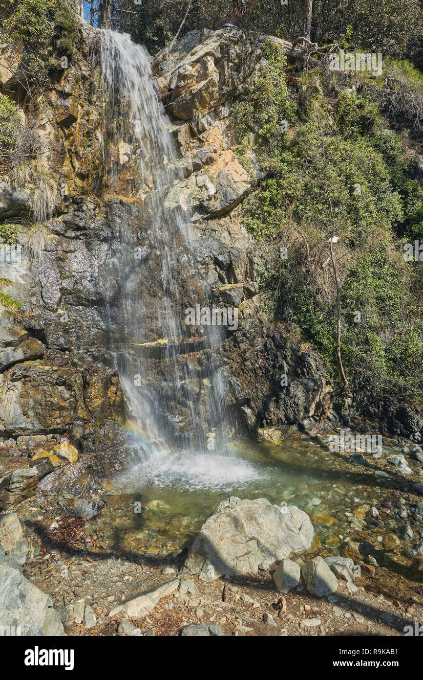 Kalidonia Waterfall limassol district hi-res stock photography and images - Alamy