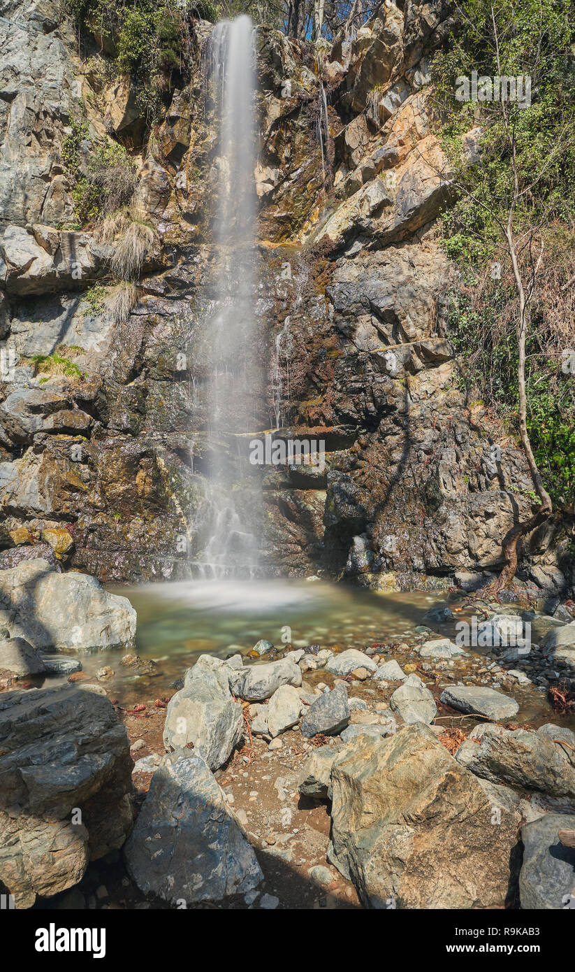 Kalidonia Waterfall limassol district hi-res stock photography and images - Alamy