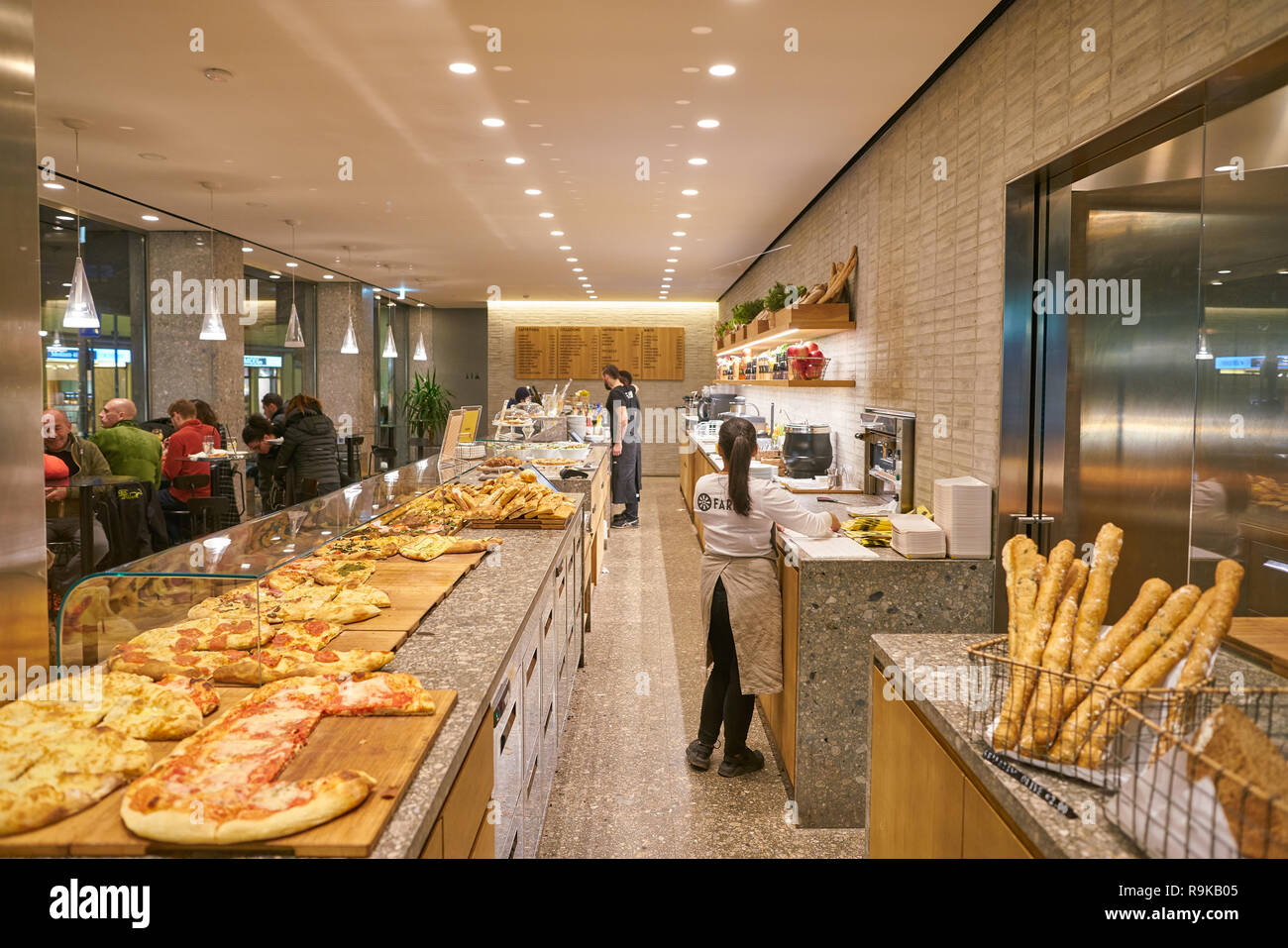 Milan Italy Circa November 2017 Interior Shot Of Farini In