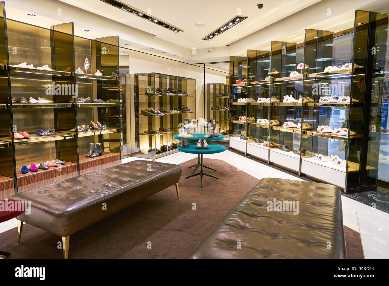 Interior of gucci shop hi-res stock photography and images - Alamy