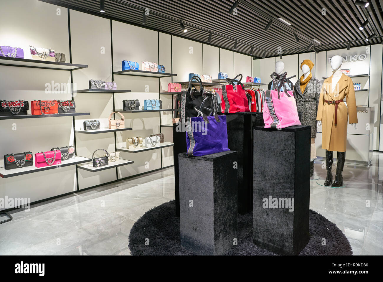 ROME, ITALY - CIRCA NOVEMBER, 2017: Inside Louis Vuitton Store At