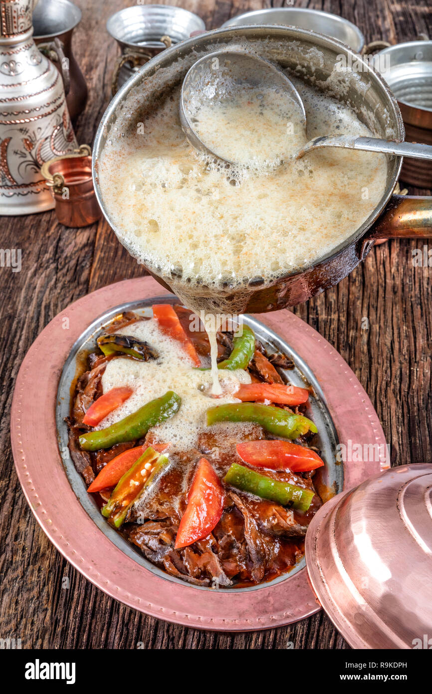 Iskender, translated as Alexander (the Great) Kebab is a well known ...