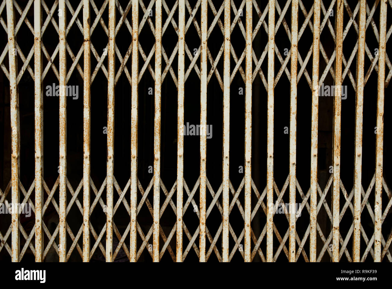 Folding Metal Door High Resolution Stock Photography And Images Alamy
