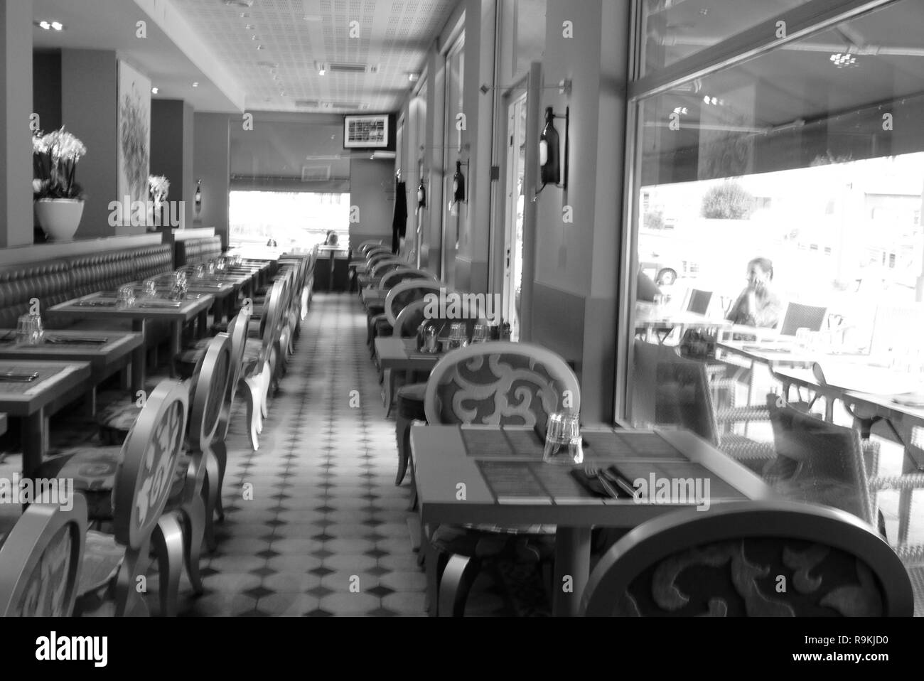 Reportage: Two hours in the city where François Hollande became president of French Republic, Tulle, France Stock Photo