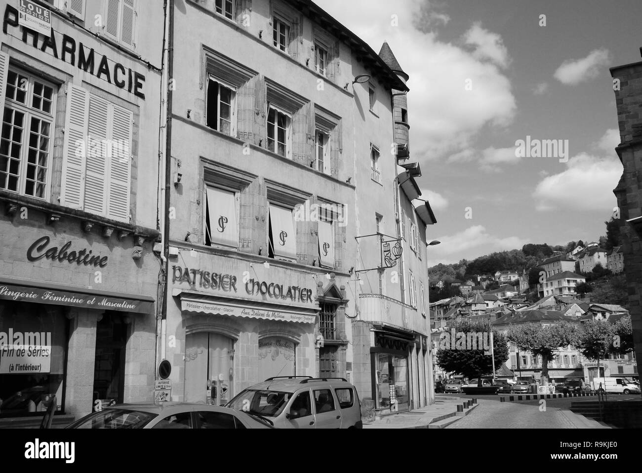 Reportage: Two hours in the city where François Hollande became president of French Republic, Tulle, France Stock Photo