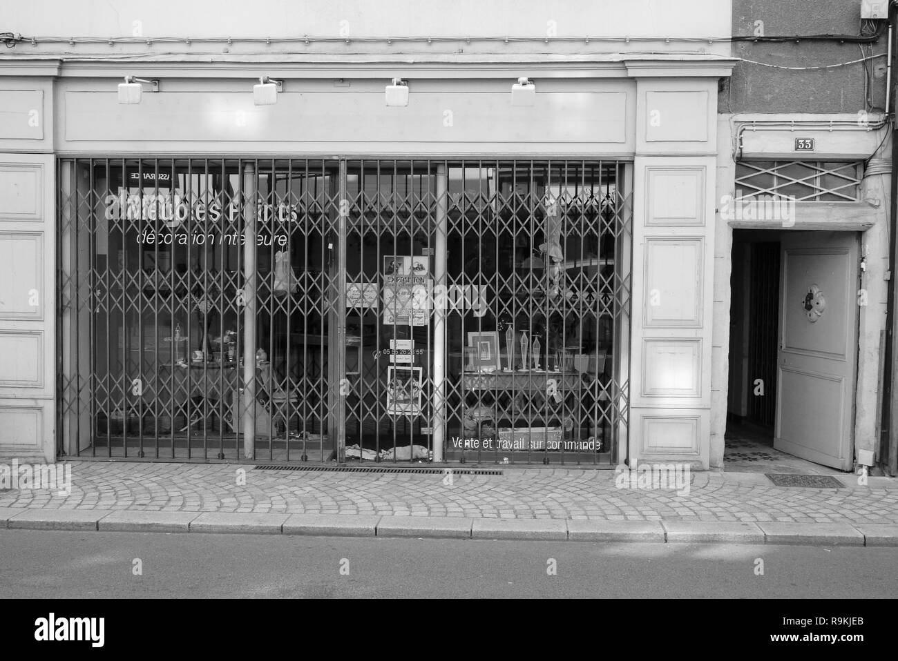 Reportage: Two hours in the city where François Hollande became president of French Republic, Tulle, France Stock Photo