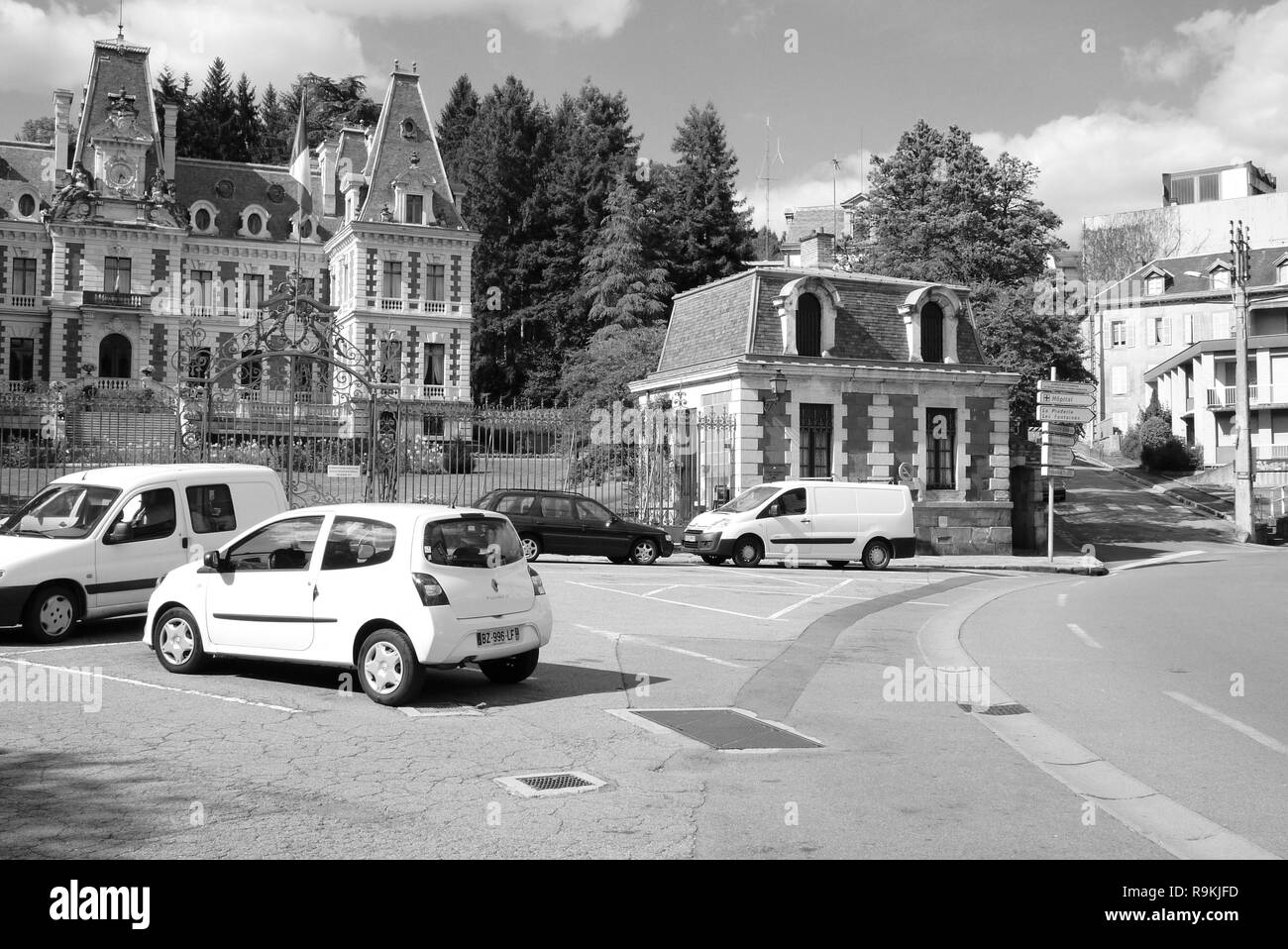 Reportage: Two hours in the city where François Hollande became president of French Republic, Tulle, France Stock Photo