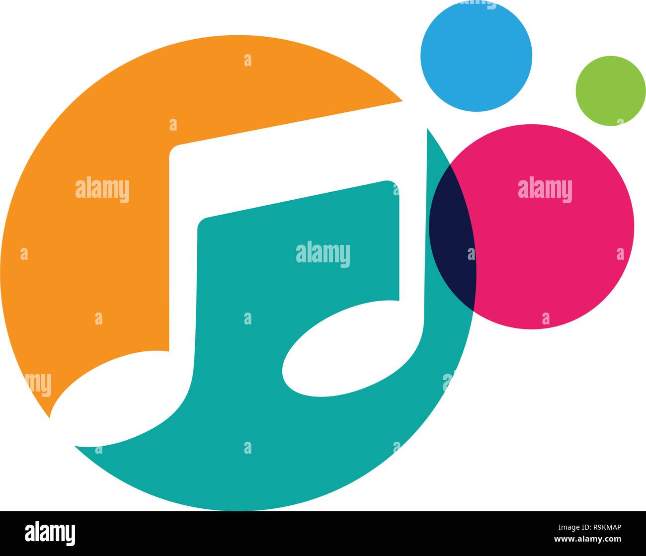 Music note Icon Vector illustration design Stock Vector Image & Art - Alamy